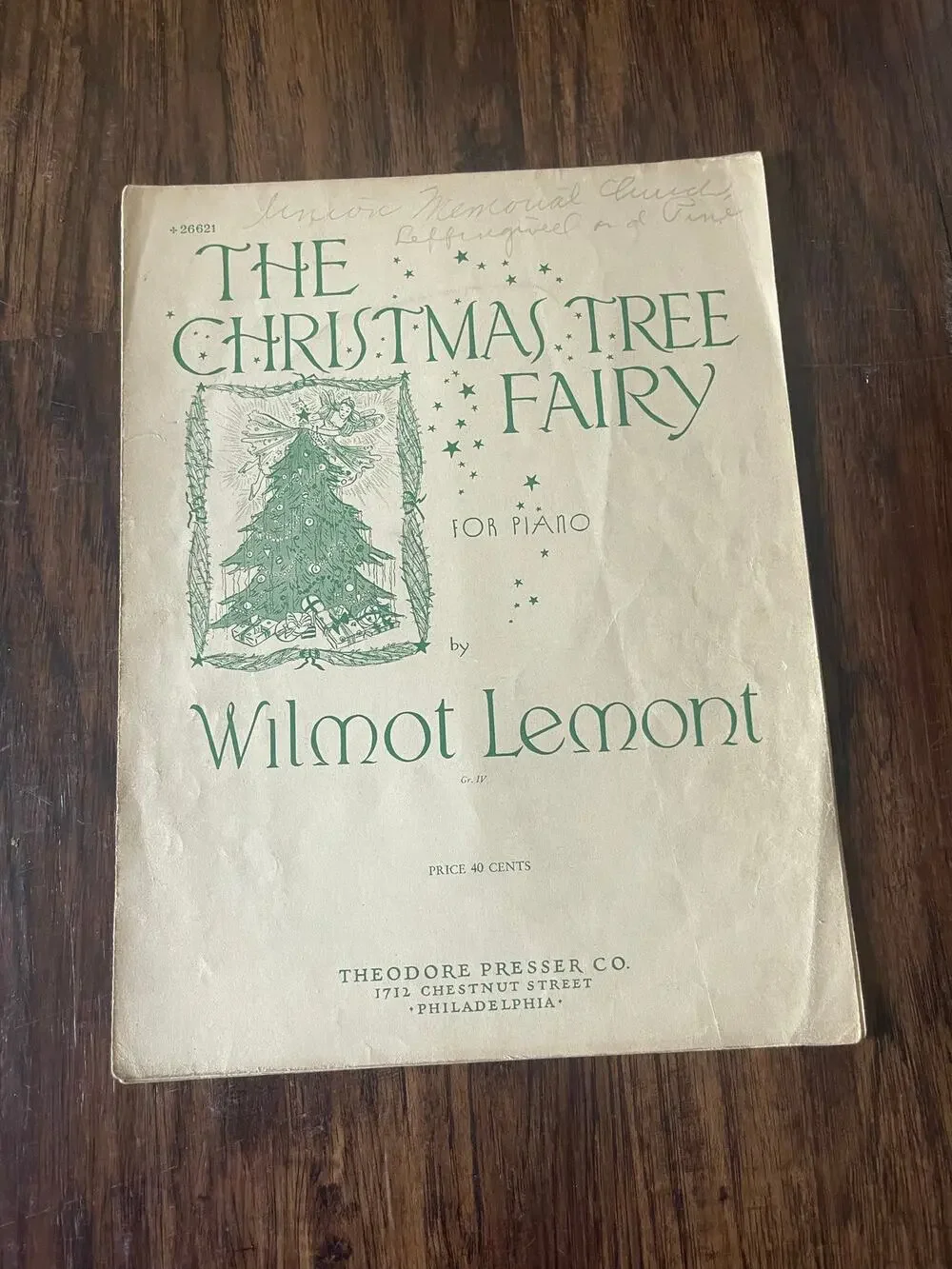 Vintage Christmas sheet music